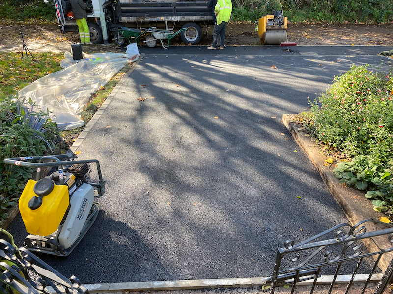 Tarmac Driveway and Tarmac Dropped Kerb in Topsham Road Exeter