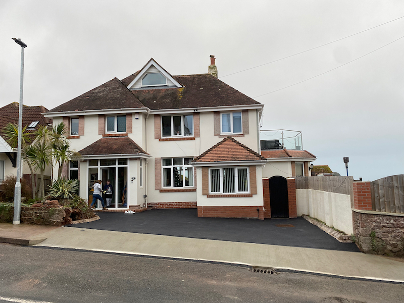 Tarmac Driveway and Concrete Dropped Kerb - Shorton Road Paignton