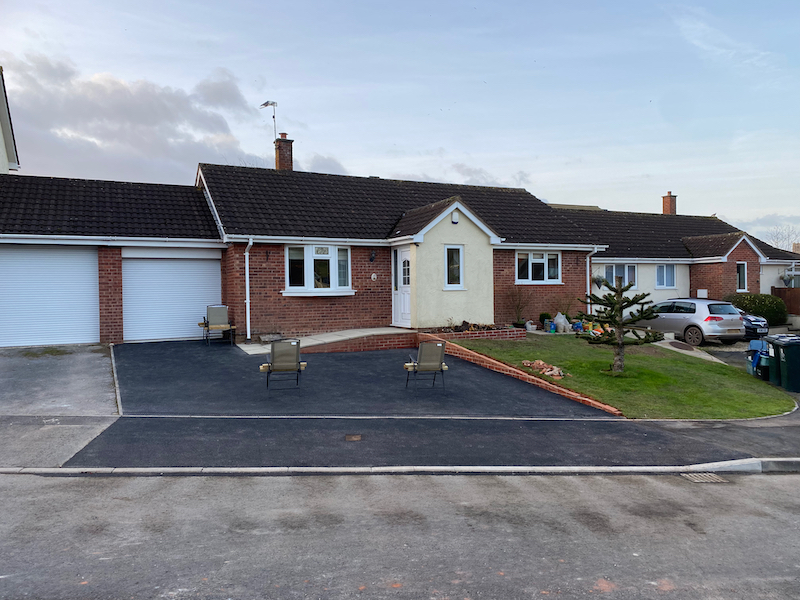 Tarmac Dropped Kerb and Tarmac Driveway Installation in Ipplepen, Newton Abbot